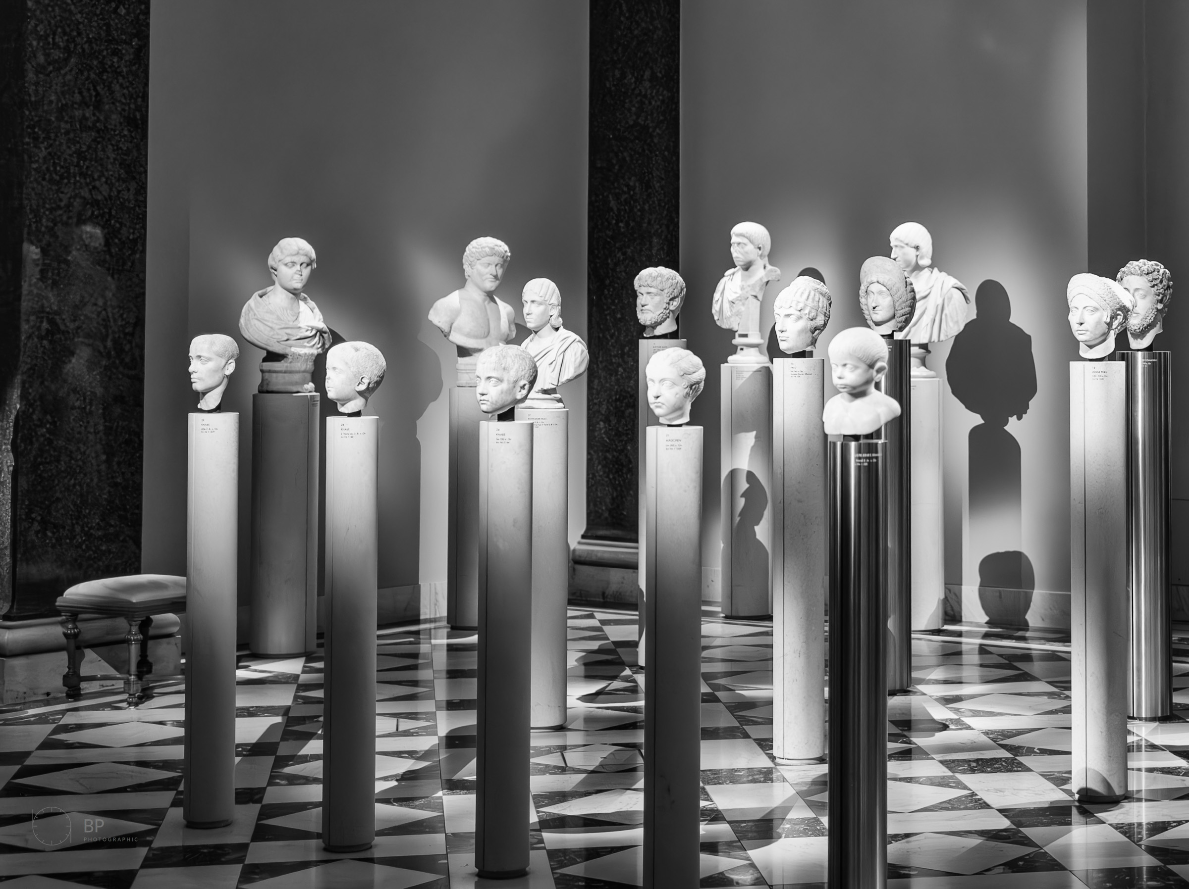 Roman busts, Kunsthistorisches Museum
